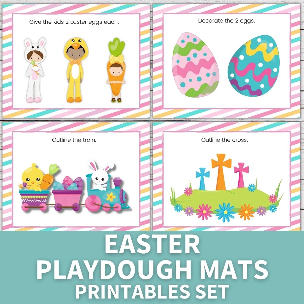 Easter PlayDough Mats