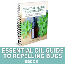 Load image into Gallery viewer, spiral notebook essential oils for repelling bugs book